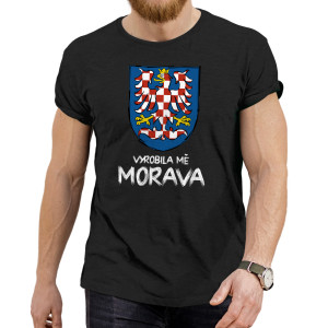 Tričko s potiskem “Vyrobila mě Morava”