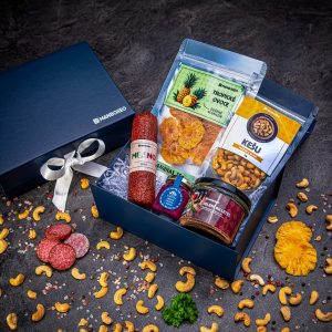 Giftboxeo dárkový box (royal blue) - Pro labužníka