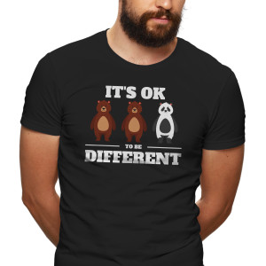 Pánské tričko s potiskem ”It´s OK to be Different”