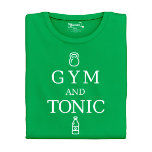 Dámské tričko s potiskem “Gym and Tonic”