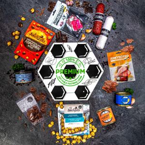 Giftboxeo dárkový set Fotbalový - Plný delikates