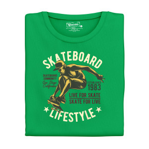 Pánské tričko s potiskem “Skateboard lifestyle"