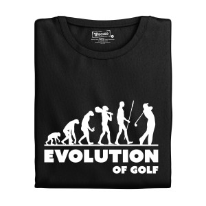 Tričko s potiskem "Evolution of Golf"