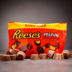 Čokoládové košíčky Reese's Minis plněné burákovým máslem 70 g