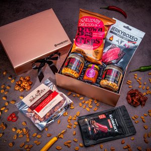 Giftboxeo dárkový box (rose gold) - Plné chilli