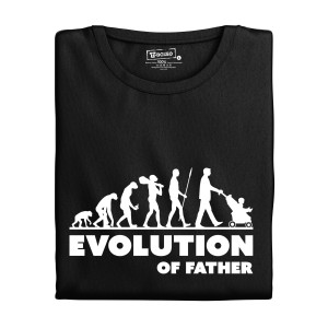 Pánské tričko s potiskem "Evolution of Father"