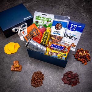 Giftboxeo dárkový box (royal blue) - Pro fitkaře