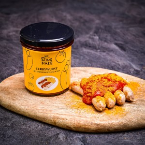 Bavorské klobásky s curry omáčkou 300 g – Mr.HomeMade