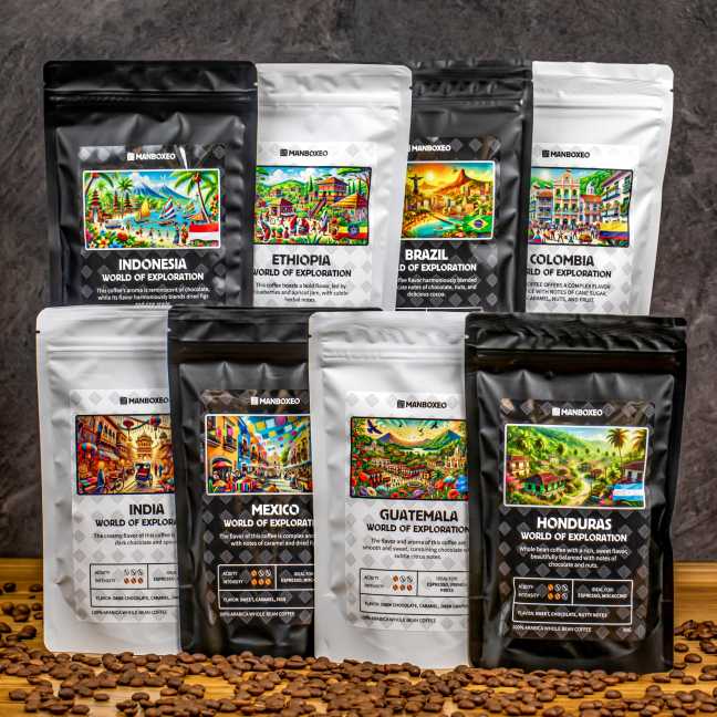 Výhodný set Káv z rodinné pražírny - 8 druhů