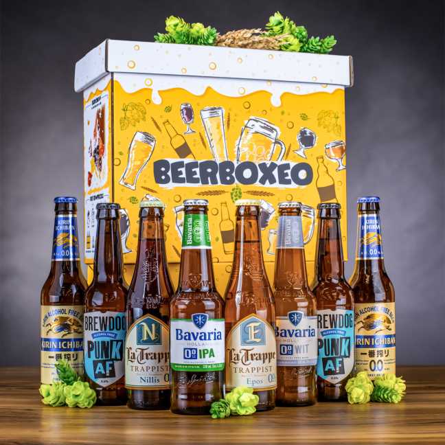 Beerboxeo dárkové balení plné NEALKO pivních speciálů