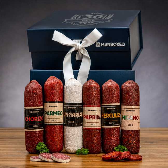 Giftboxeo pro muže - Plné salámů