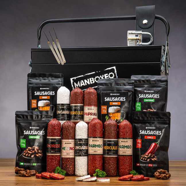 Toolboxeo plné salámů