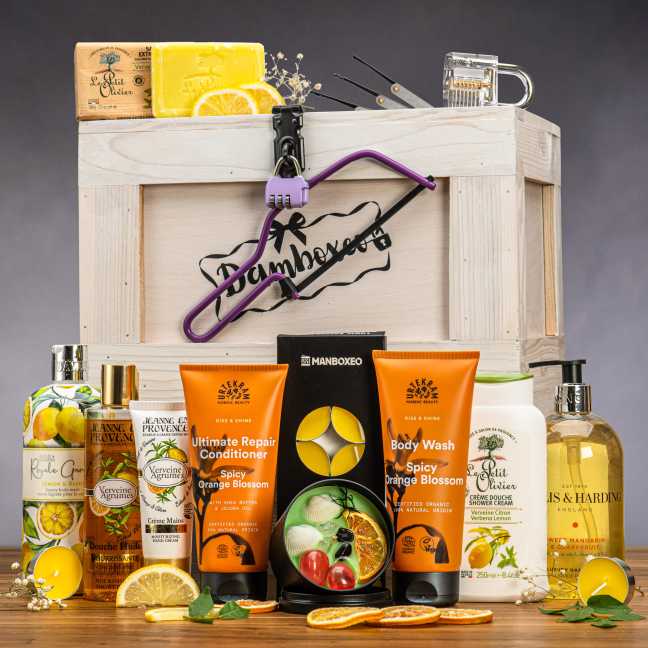 Truhla s luxusní kosmetikou - Citrusy & Verbena