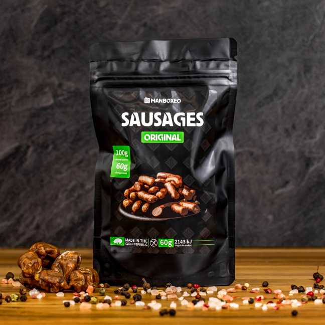 Uzené klobásky dle původní receptury ORIGINAL 60g