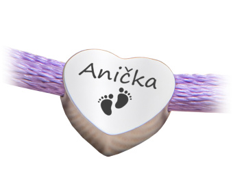 Šperky s vlastním textem
