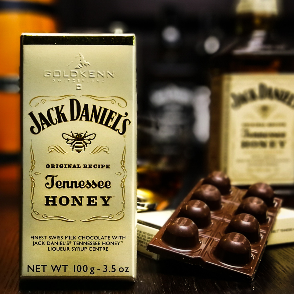 Čokoláda Goldkenn s Jack Daniel's  Honey