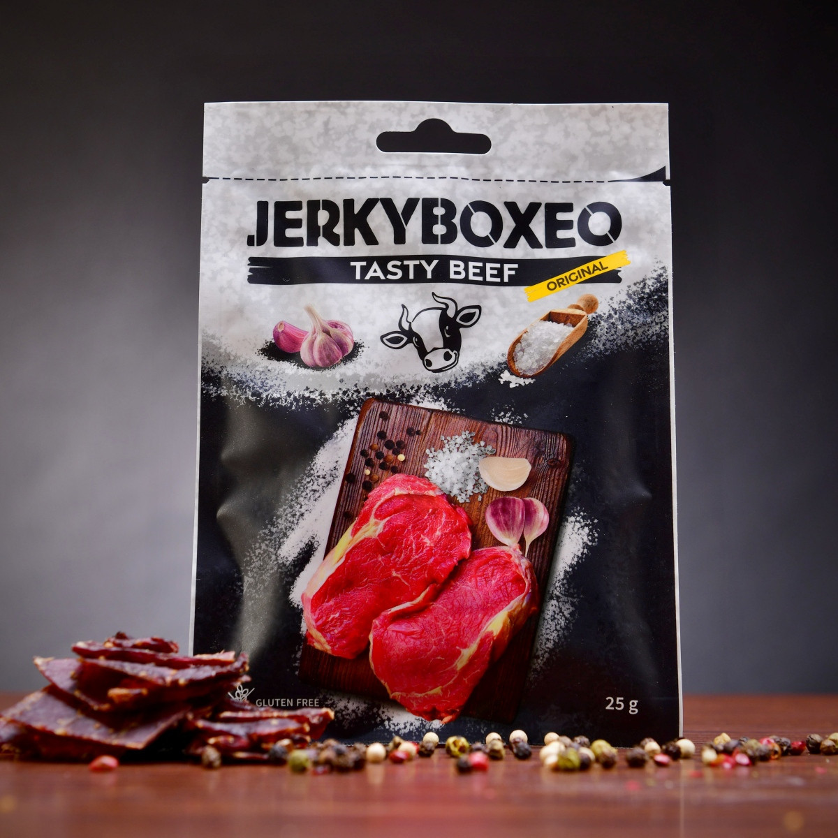 Hovězí sušené maso Jerkyboxeo - Original 25 g
