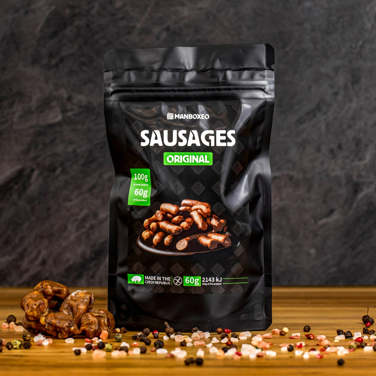 Uzené klobásky dle původní receptury ORIGINAL 60g