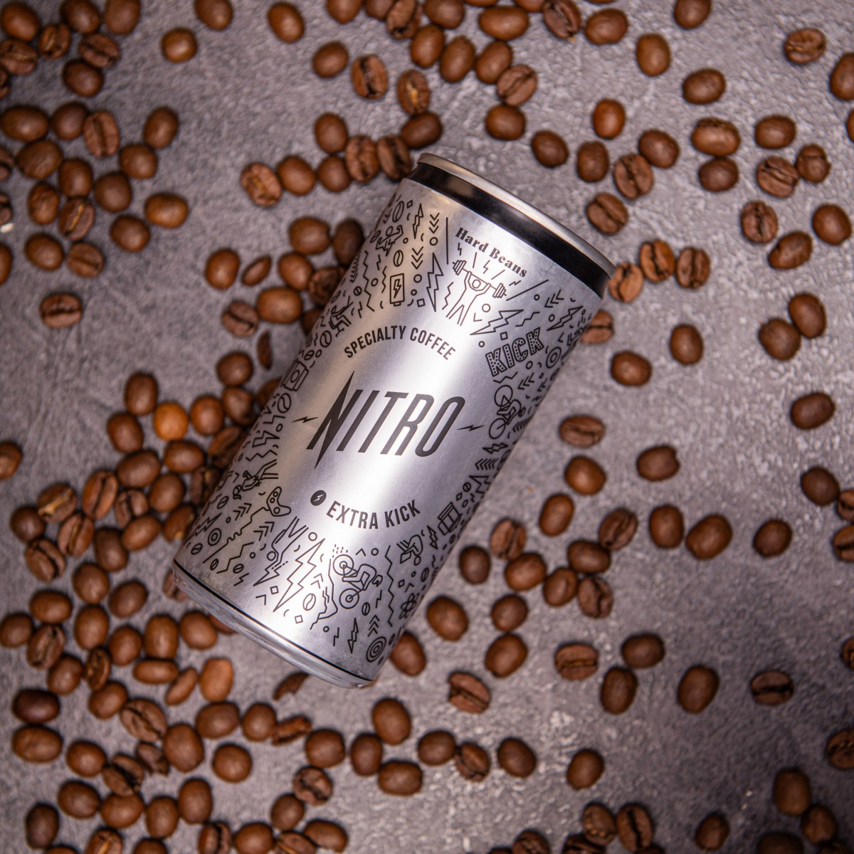 Nitro Extra Kick 200ml - Stříbrné