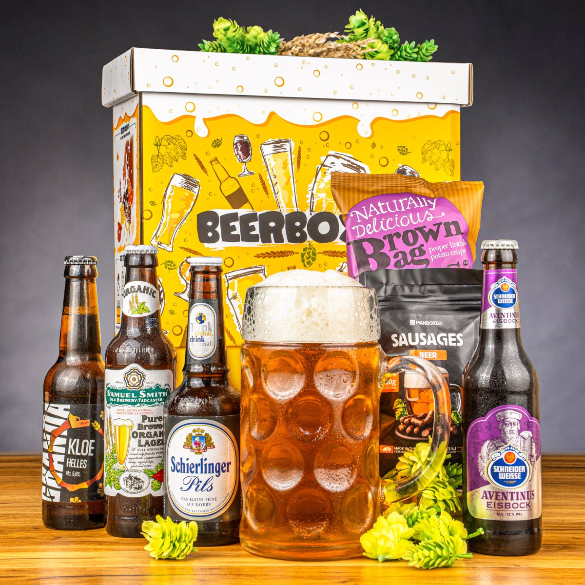 20% SLEVA Beerboxeo Oktoberfest limitovaná edice | Dárek pro muže, pivaře, milovníky piva, tátu, dědu | vtipný pivní dárek k narozeninám, vánocům | vá