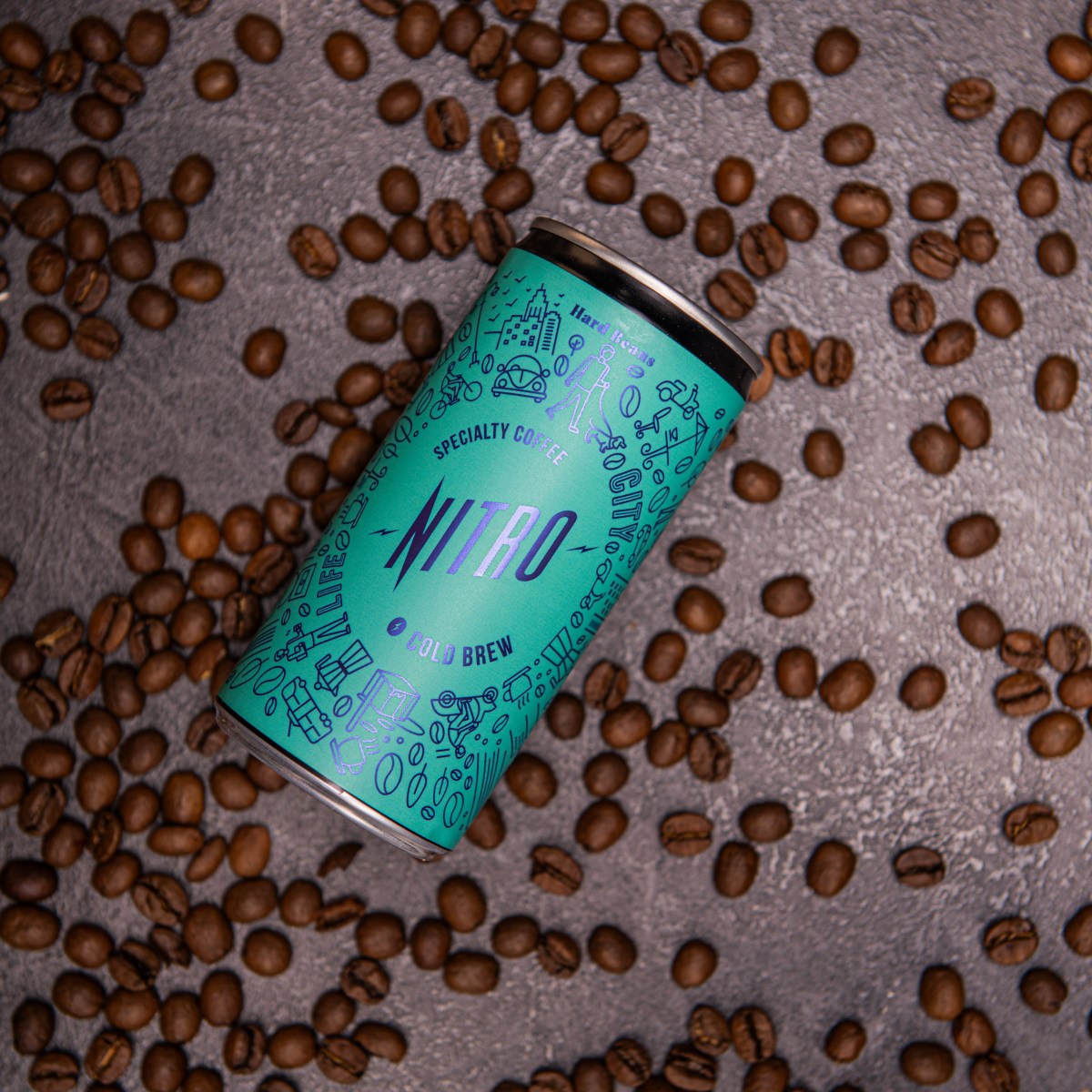 Nitro Cold Brew Classic 200ml - Tyrkysové