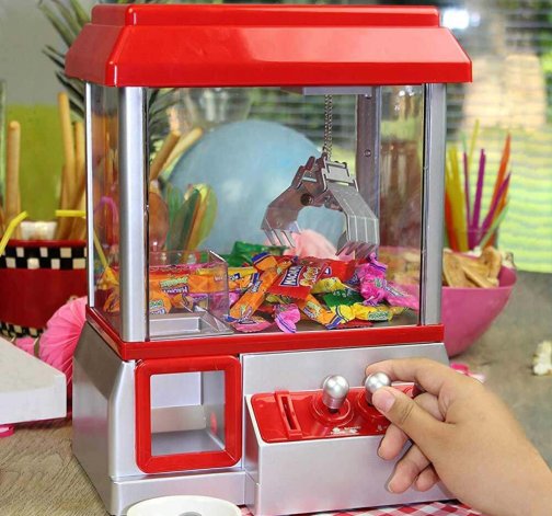 Levně 2 x Automat s jeřábem na bonbony