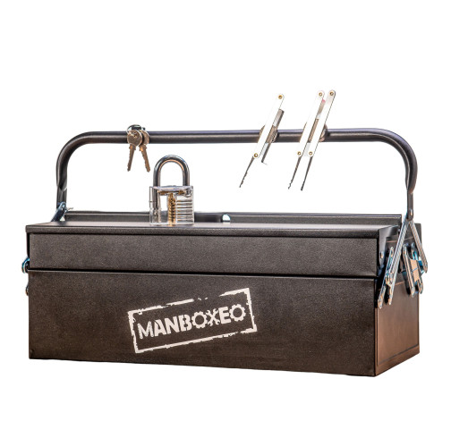 Levně Toolboxeo + zámek, sada šperháků II. jakost (prázdný box)