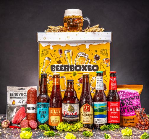 Levně Beerboxeo dárkové balení - Plné pivních speciálů EXCLUSIVE a masa