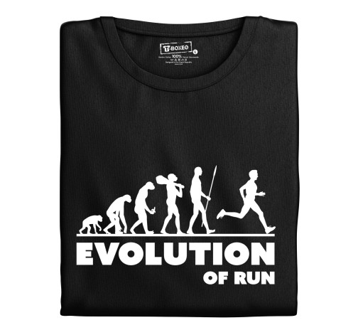 Levně Dámské tričko s potiskem "Evolution of Run"
