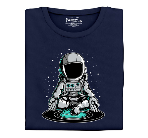 Levně Dámské tričko s potiskem “Astronaut na vinylové desce”