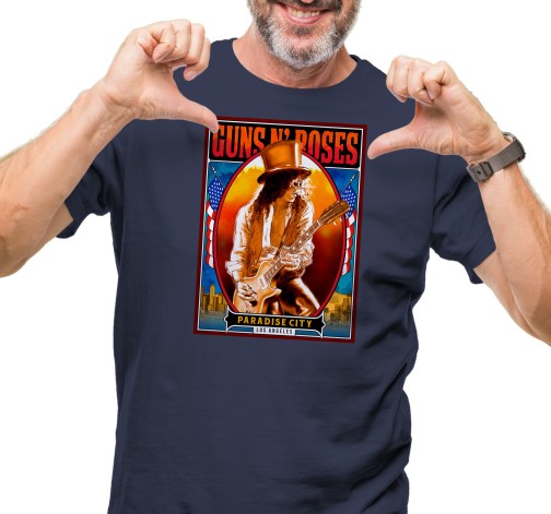 Levně Pánské tričko s potiskem “Guns N' Roses”