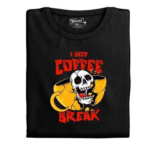 Levně Pánské tričko s potiskem “I need coffee break”