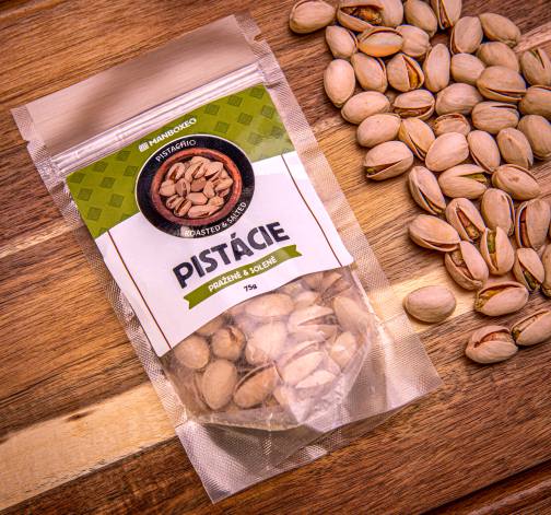 Levně Pistácie Pražené & Solené 75g