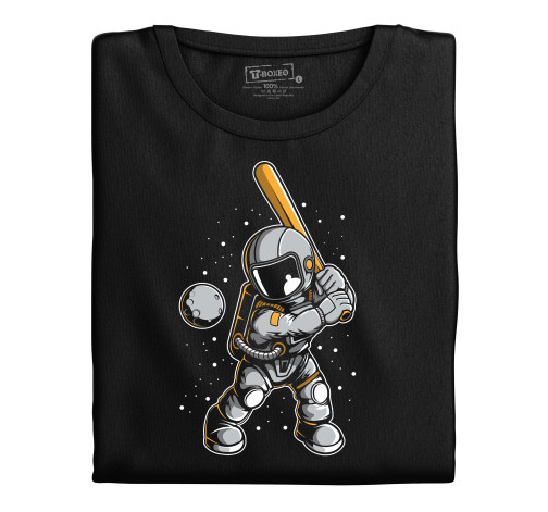 Levně Pánské tričko s potiskem “Astronaut baseballista”