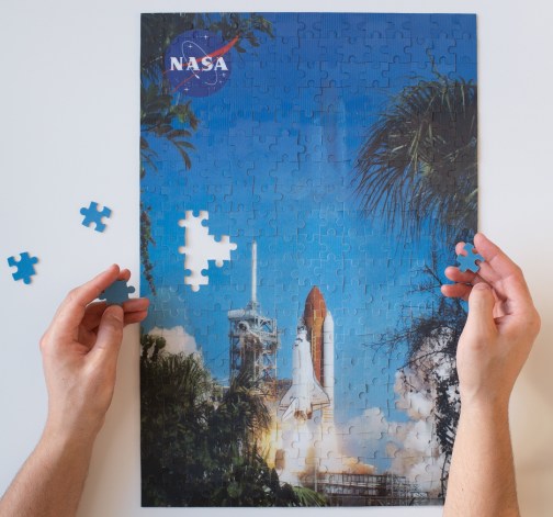 Levně Proměnlivé 3D puzzle NASA