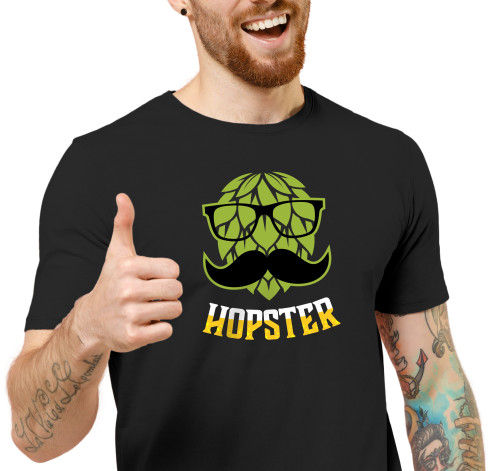 Levně Pánské tričko s potiskem “Hopster”