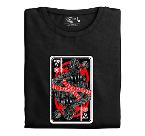 Levně Pánské tričko s potiskem “Karta Darth Vader"