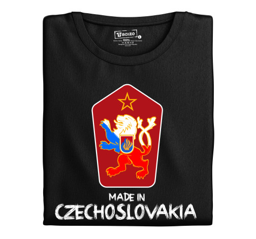 Levně Pánské tričko s potiskem “Made in Czechoslovakia”