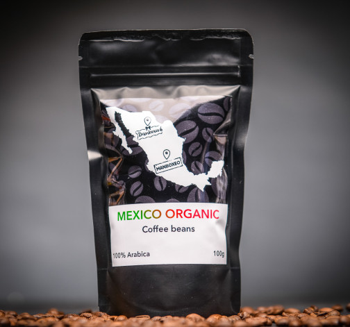 Levně kopi bean Mexico Decaf Mountain Water bezkofeinová káva Arabika ZRNKOVÁ 100 g