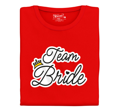Levně Dámské tričko s potiskem “Team Bride”