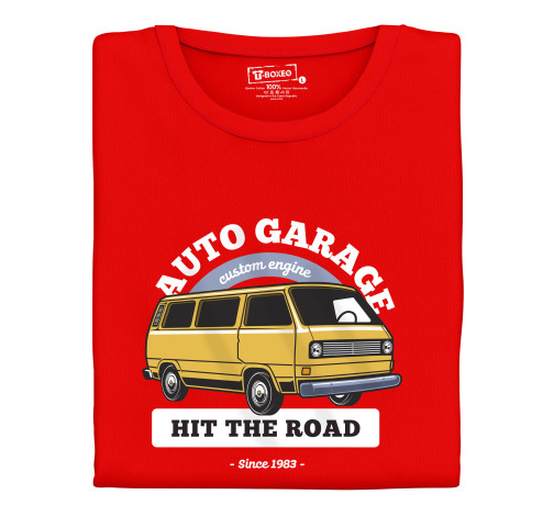 Levně Pánské tričko s potiskem “Auto Garage"