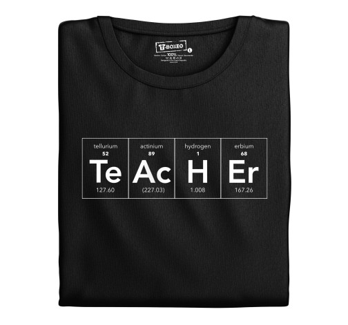 Levně Dámské tričko s potiskem "Te Ac H Er"