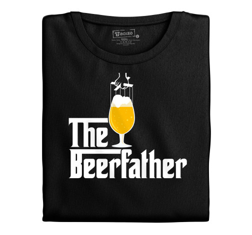 Manboxeo Pánské tričko s potiskem "The Beerfather"