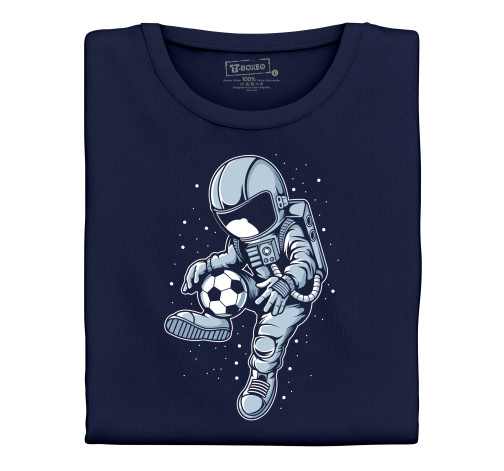 Levně Pánské tričko s potiskem “Astronaut fotbalista”