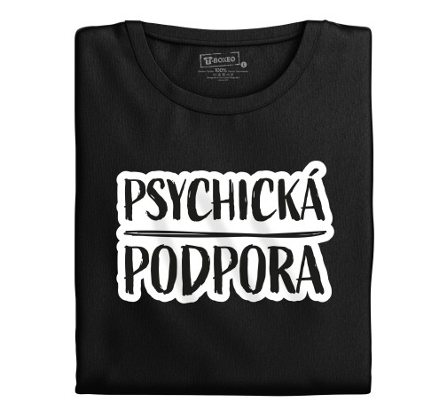 Manboxeo Pánské tričko s potiskem “Psychická podpora”