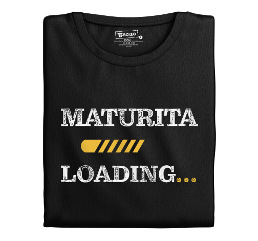 Levně Pánské tričko s potiskem “Maturita loading”