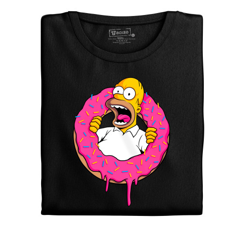 Levně Pánské tričko s potiskem "Homer v koblize"