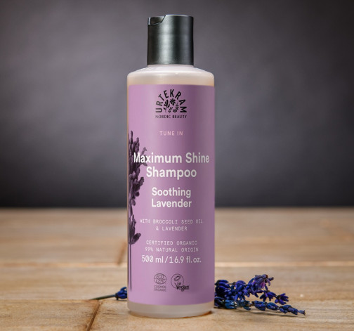 Levně Revitalizující BIO šampón pro maximální lesk s levandulí Urtekram 250 ml