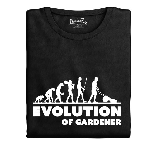 Levně Pánské tričko s potiskem "Evolution of Gardener"