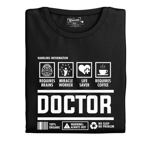 Levně Pánské tričko s potiskem "Doctor"